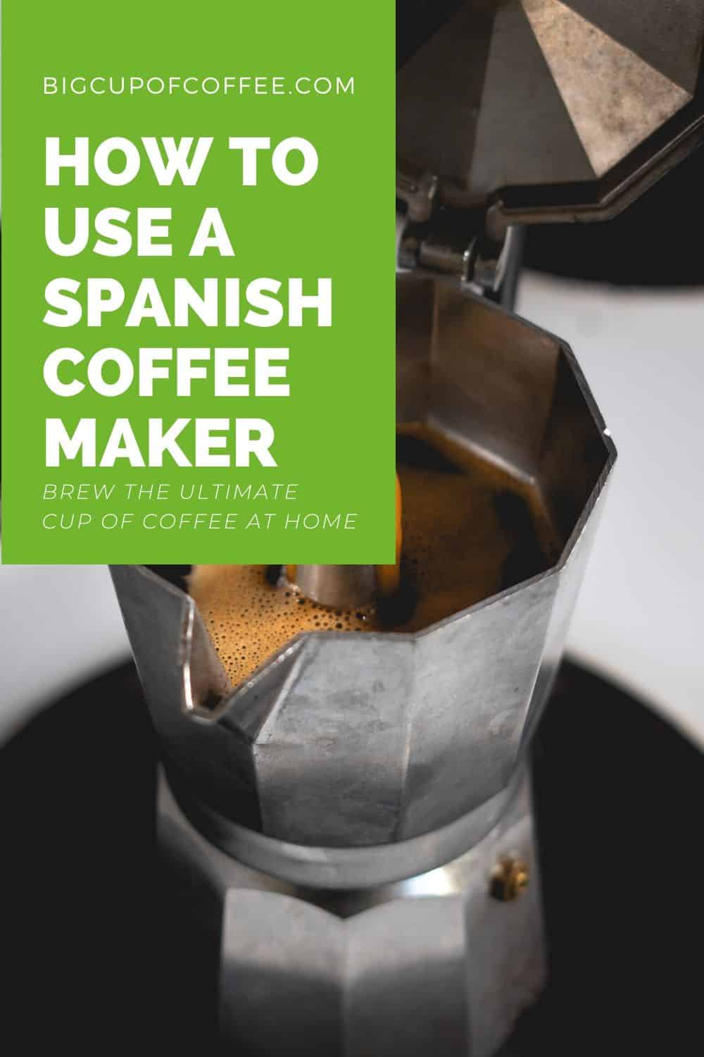 How to Use a Spanish Coffee Maker Like a Pro! 2021 BIG Cup of Coffee!