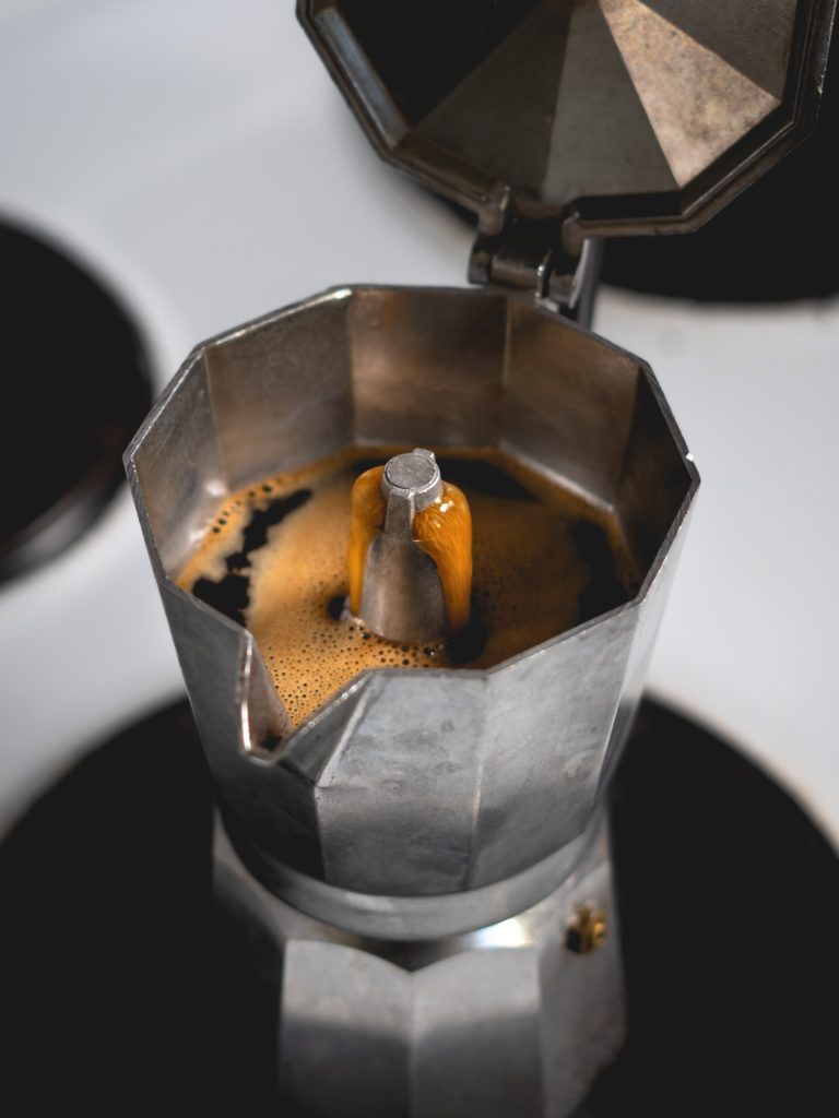 moka pot spanish coffee image