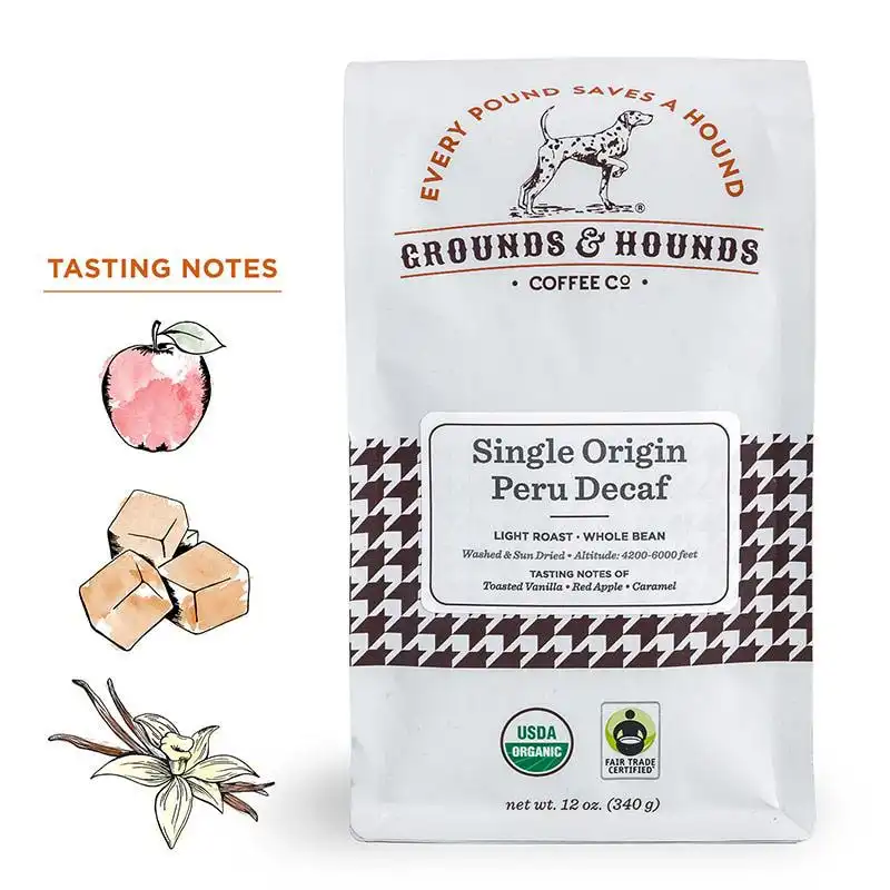Single Origin Peru - Decaf - Grounds & Hounds Coffee Co.