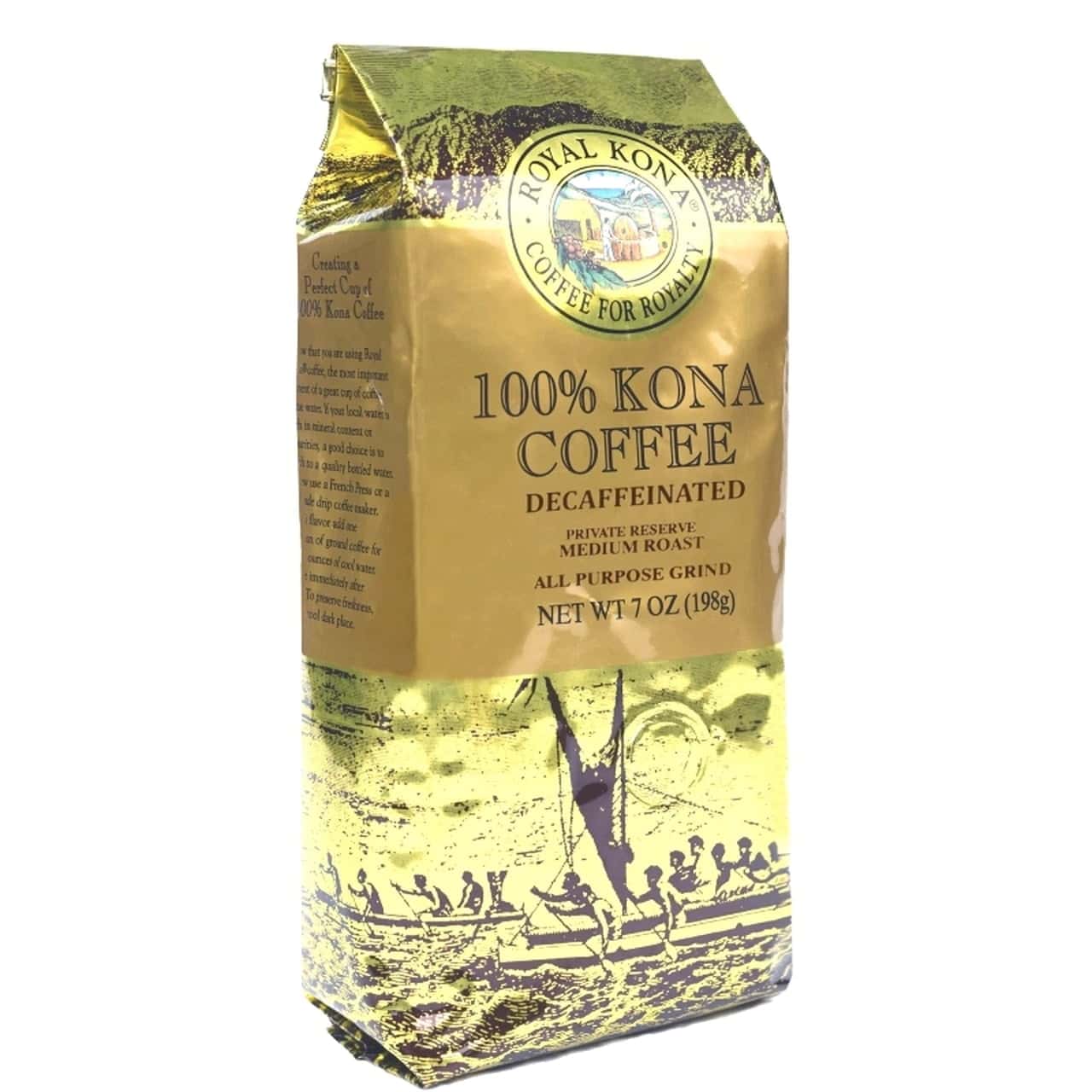 Decaf Private Reserve Medium Roast 100% Kona Coffee - Hawaii Coffee Company