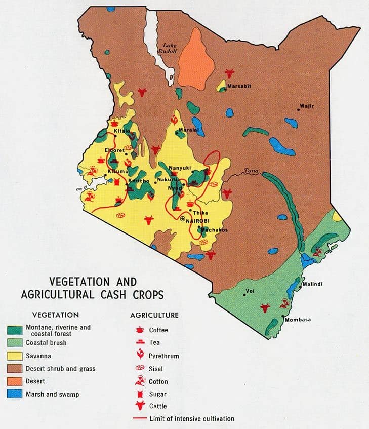 kenya map image