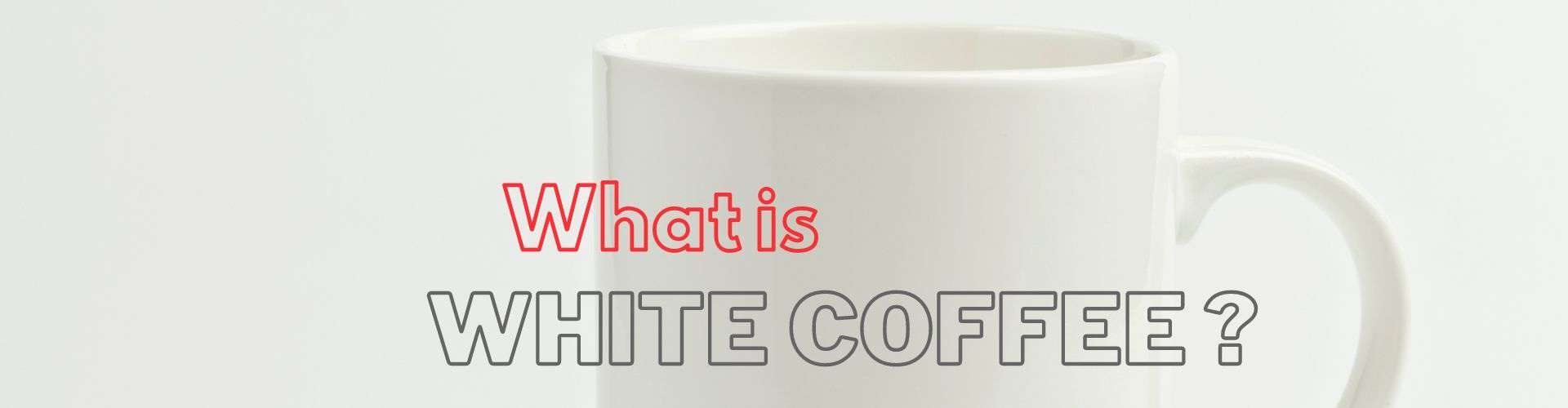 white coffee banner image