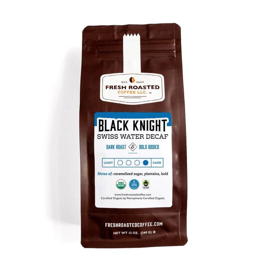 Fresh Roasted LLC - Organic Black Knight Swiss Water Decaf Coffee - Fair Trade