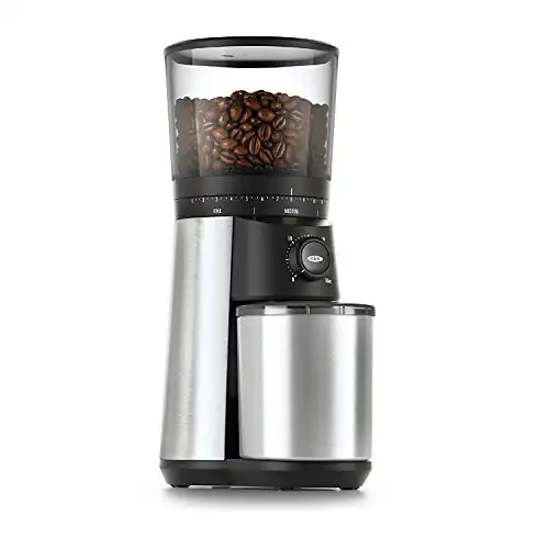 OXO BREW Conical Burr Coffee Grinder,Silver