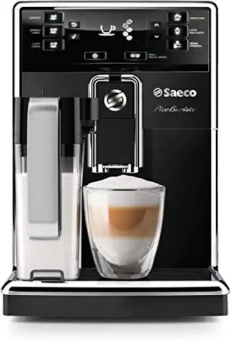 Saeco Philips PicoBaristo Super Automatic Espresso Machine, Countertop, Piano Black