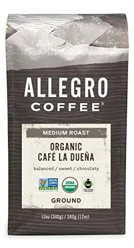 Allegro Coffee Organic Cafe La Duena Ground Coffee, 12 oz