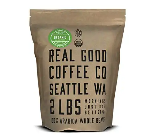 Real Good Coffee Co Dark Roast Blend, 2 Pound Bag