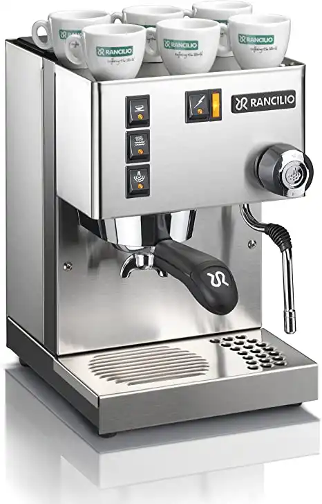 Rancilio Silvia Espresso Machine | Iron Frame and Stainless Steel Side Panels