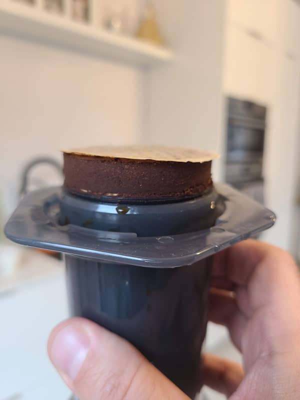 Aeropress Espresso Coffee Puck Double Paper Filter