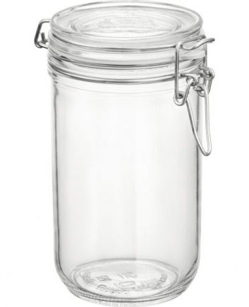 Mason Jar With Attached Lid