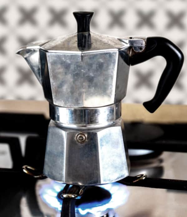 Moka Pot On Gas