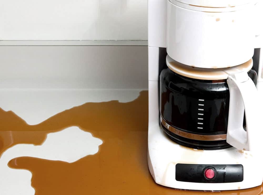 Broken Drip Coffee Machine Overflow