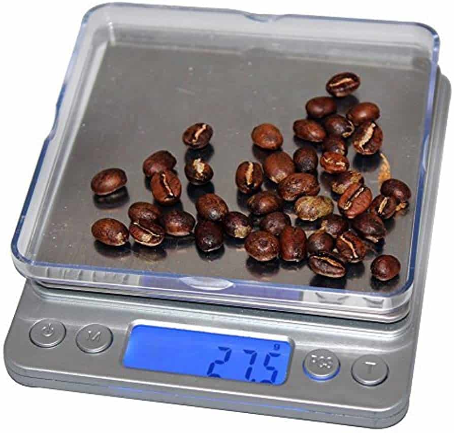 KitchenTour Coffee Scale with Timer - Digital Multifunction Weighing Scale  with 3kg/0.1g High Precision - Pour Over Drip - Espresso Scale with Bright