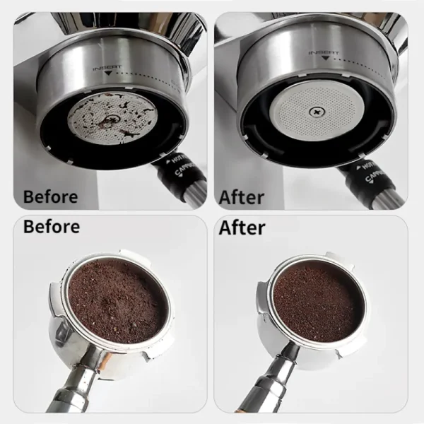 51 54 58mm Reusable Coffee Filter Screen Heat Resistant Mesh Portafilter Barista Coffee Making Puck Screen 5