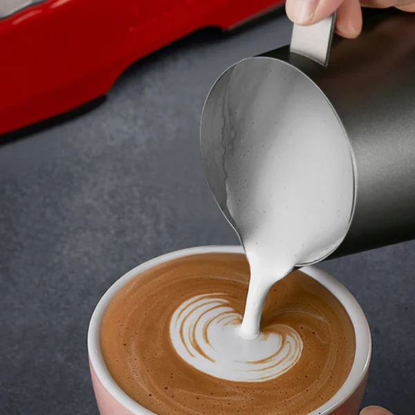 Non Stick Coating Stainless Steel Milk Frothing Pitcher Espresso Coffee Barista Craft Latte Cappuccino Cream Froth 3