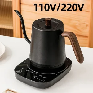 Gooseneck Electric Kettle 800ml Hand Brew Coffee Pot Smart Teapot Temperature Control Pot 1000w Rapid Heating 1