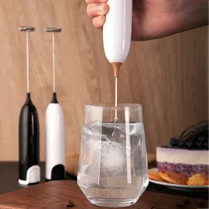 Mini Milk Frother Handheld Foam Maker For Lattes Whisk Coffee Cappuccino Frappe Matcha Hot Chocolate Egg 1