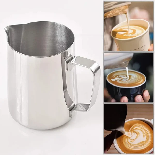 Non Stick Stainless Steel Milk Frothing Pitcher Espresso Coffee Barista Craft Latte Cappuccino Cream Frothing Jug