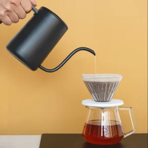 Timemore Fish Pure Pour Over Kettle 700ml 6mm Spout Coffee Pot Easy Make Vertical Water Flow
