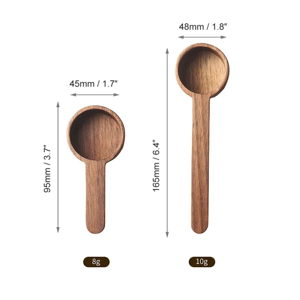 Wooden Measuring Spoon Set Kitchen Measuring Spoons Tea Coffee Scoop Sugar Spice Measure Spoon Measuring Tools 4