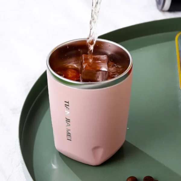 300ml Thermal Mug Beer Cups Stainless Steel Vacuum Flask Insulated Tumbler Cup With Lid Travel Water 3