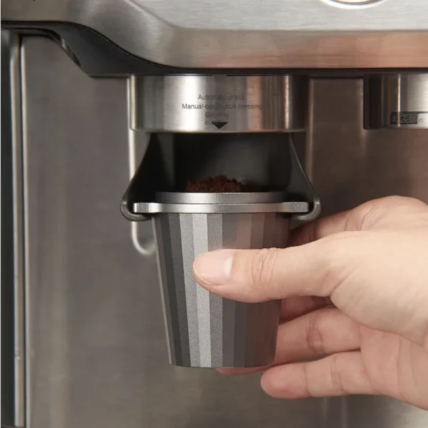 54mm Breville Sage 870 875 878 Dosing Cup Espresso Coffee Machine Grinder Dosing Cup Portafilters Sniffing
