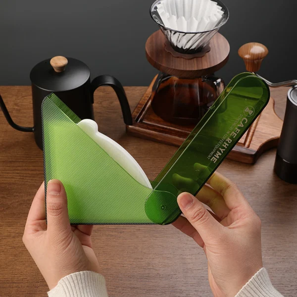 Coffee Filter Holder Reusable Shelf Coffee Paper Storage Box Napkins Dispenser For Office Hotel Household Kitchen 3