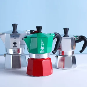 Bialetti Aluminum Coffee Moka Pot Espresso Percolator Stove Coffee Maker Pot Classic Octagonal Shape Home Outdoor