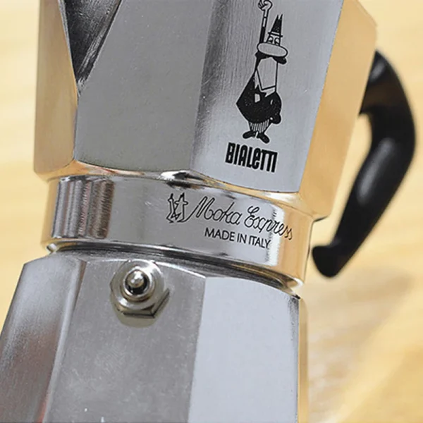 Bialetti Aluminum Coffee Moka Pot Espresso Percolator Stove Coffee Maker Pot Classic Octagonal Shape Home Outdoor 5