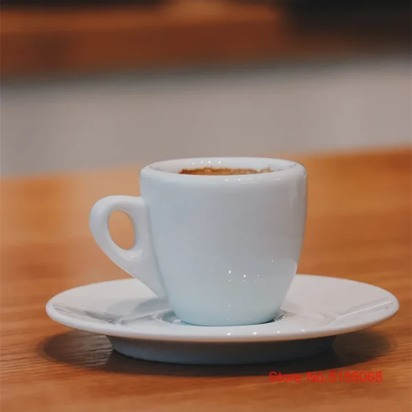 Nuova Point Professional Competition Level Esp Espresso Shot Glass 9mm Thick Ceramics Cafe Espresso Mug Coffee 2