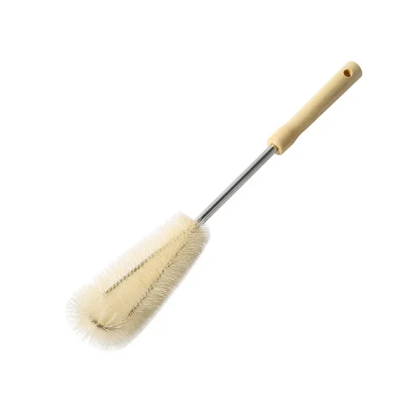 Cup Brush Cleaning Long Handle Wooden Handle Nylon Bristles Small Brush Cup Cleaning Bottle Brush 3273
