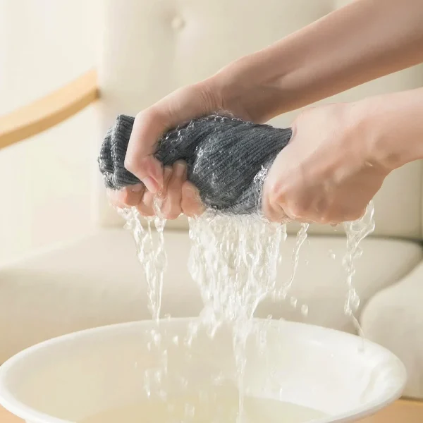 4 6pcs Cotton Dishcloth Soft Absorbent Kitchen Towel Household Cleaning Cloth Kitchen Tools Gadgets Wash Cloth 3