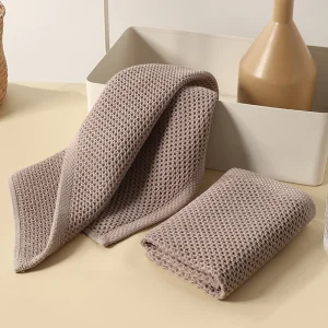 4 6pcs Cotton Dishcloth Soft Absorbent Kitchen Towel Household Cleaning Cloth Kitchen Tools Gadgets Wash Cloth