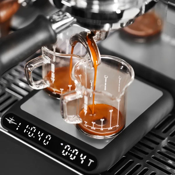 Mhw 3bomber Double Espresso Shot Glass 2oz Double Spouts Espresso Measuring Cup With Handle Mini Milk 2