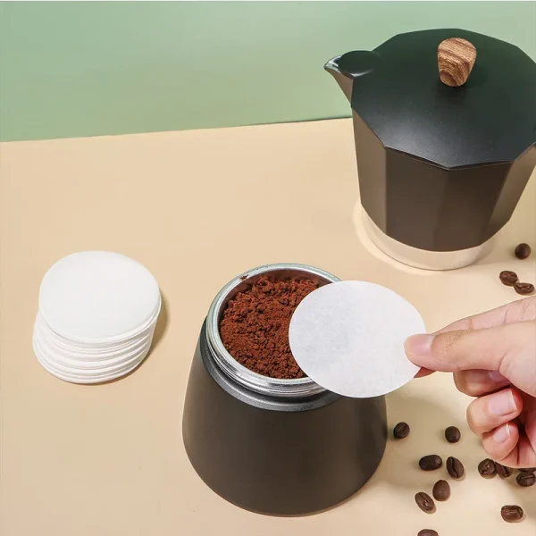 Moka Pot Disc Paper Filters