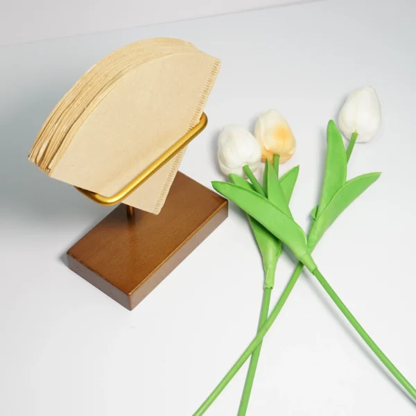 Wooden V60 Filter Paper Rack Filtering Papers Storage Holder Stand Coffee Tools Household Coffee Accessories Barista 3