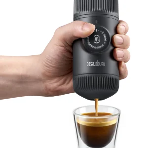 Wacaco Nanopresso Portable Espresso Machine Upgrade Version Of Minipresso 18 Bar Pressure Extra Small Travel Coffee