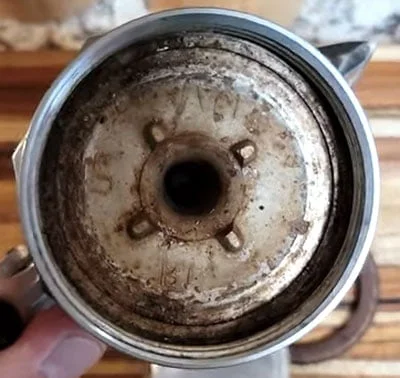 Moka Pot Gasket Removed