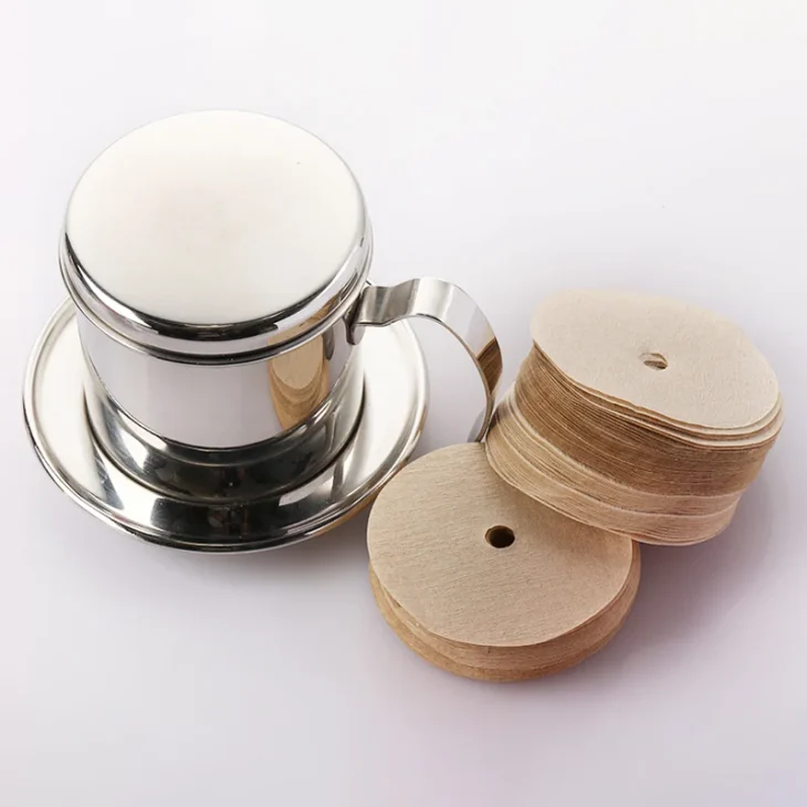 Kf S13ac1873a5914d40ba6379ab6984162ds 100pcs Vietnam Coffee Filter Paper For Vietnam Style Coffee Drip Cup 60 64mm Wood Fiber Vietnamese