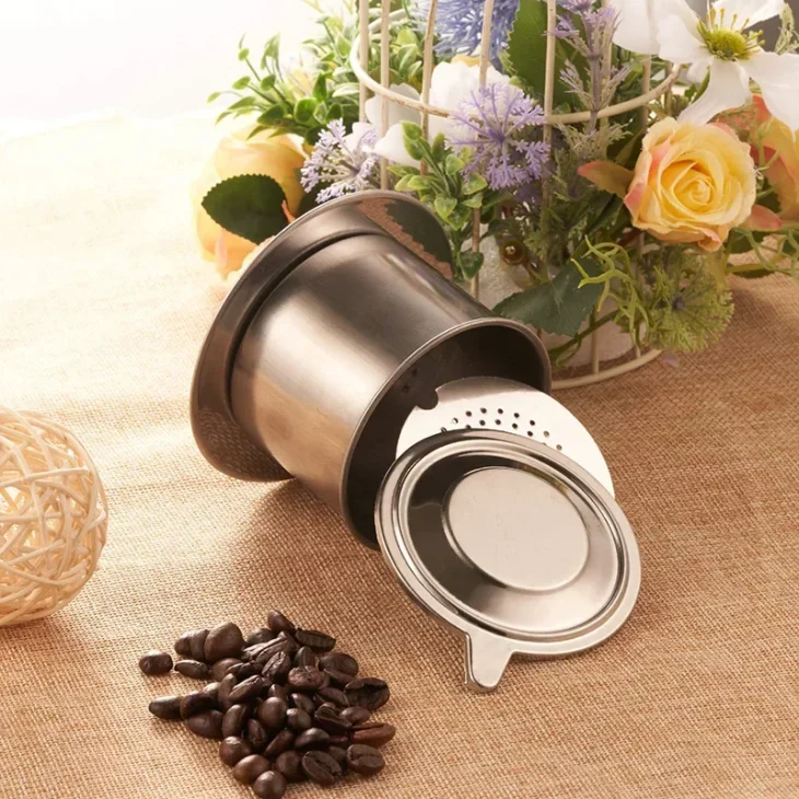 Kf S50f54eb2b52f4618891719bda42b01985 Vietnamese Coffee Filter Stainless Steel Vietnamese Style Coffee Dripper Maker Pot Infuse Cup Portable Coffee Drip