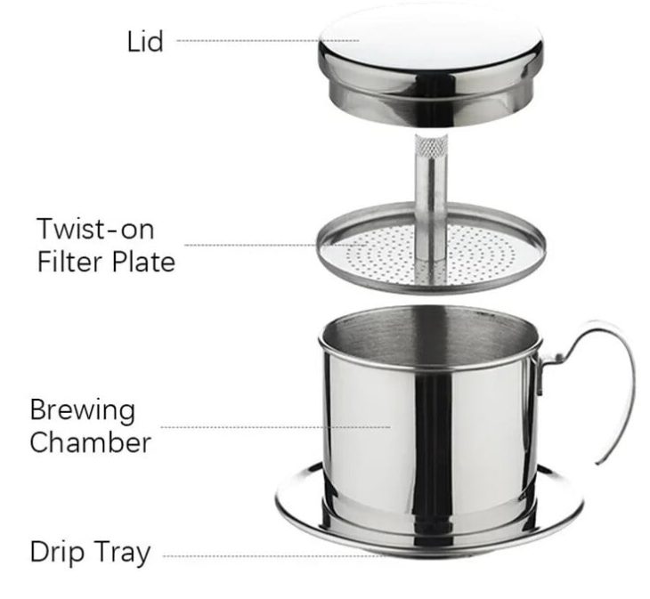 Vietnamese Phin Filter Stainless Steel 5