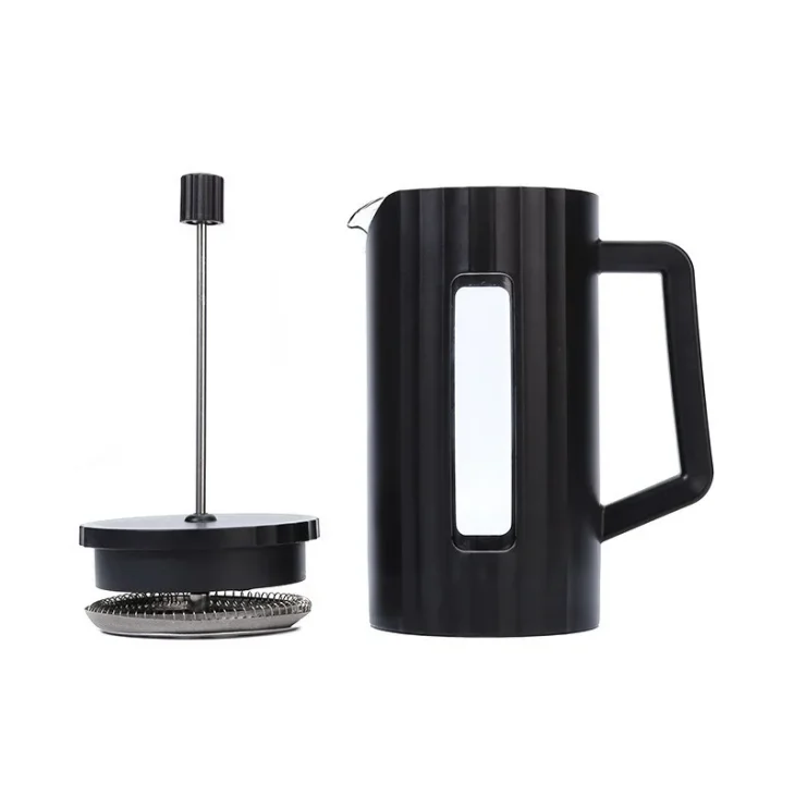 Kf Sefba81ed580345e7bbf0a0785595e4aao 1000ml 600ml French Press Coffee Maker High Borosilicate Glass House Coffee Brewer Milk Foam Frother Barista